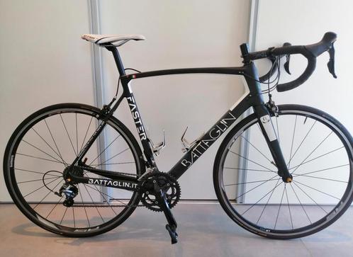 Superbe vélo de course en carbone de marque BATTAGLIN Faster, Fietsen en Brommers, Fietsen | Racefietsen, Zo goed als nieuw, Carbon