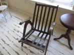 retro vol houten zetel 1pers, Huis en Inrichting, Zetels | Zetels, Ophalen, Gebruikt, Eenpersoons, Hout