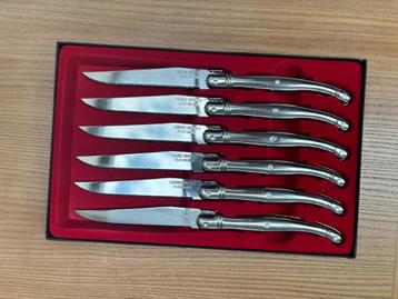 Lot de couteau laguiole, Enlèvement, Neuf, Inox ou Chrome, Ensemble de couverts