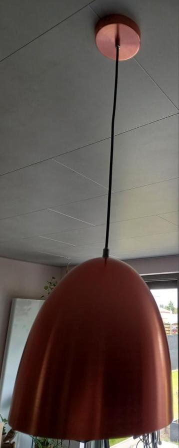 Hanglamp industrieel roze koper