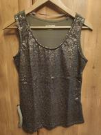 Topje pailletten Page One M, Kleding | Dames, T-shirts, Page one, Ophalen of Verzenden, Zo goed als nieuw, Bruin