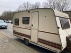 2 caravan Caravelair/ Solifer met Sani en buitentent, Standaardzit, Ringverwarming, Dwarsbed, Particulier