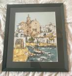 Bernard Dufour werk Cadaques, Antiek en Kunst, Kunst | Tekeningen en Fotografie, Ophalen