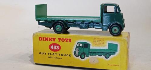 DINKY TOYS UK GUY FLAT TRUCK WITH TAILBOARD REF 433, Hobby & Loisirs créatifs, Voitures miniatures | 1:43, Utilisé, Bus ou Camion