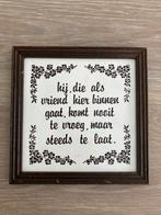Prachtige Vintage Holland Tegels met leuke spreuken., Antiek en Kunst, Ophalen of Verzenden