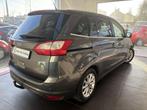 Ford Grand C-Max Titanium 1.5Tdci 120Ch Cuir Distrib OK GAR, Gebruikt, Zwart, 4 cilinders, 120 pk