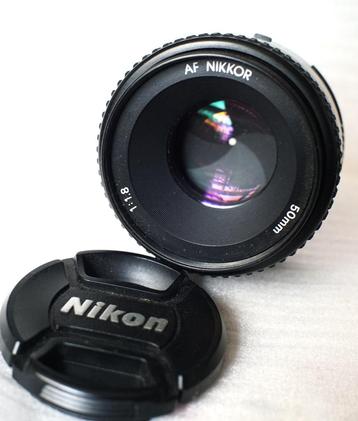 Nikon af 50 mm 1.8 voor Nikon " F " digitaal  en analoog beschikbaar voor biedingen