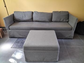 Zetelbed, Gris, 210 cm, Comme neuf, Enlèvement