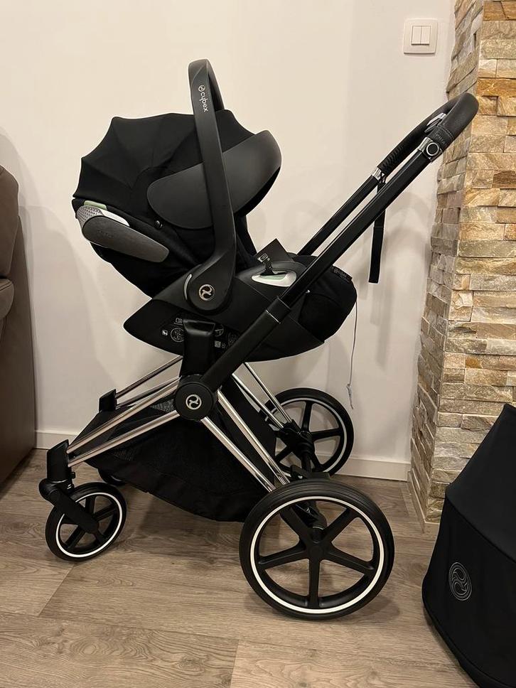 Cybex Priam4 Lux 3in1 Bijna nieuw, Kinderen en Baby's, Kinderwagens en Combinaties, Zo goed als nieuw, Kinderwagen, Luchtbanden