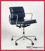 Vitra ea 217 Dubbelzijdig Midnight Blue Leder (voorraad:4), Huis en Inrichting, Ophalen, Zo goed als nieuw, Blauw, Bureaustoel