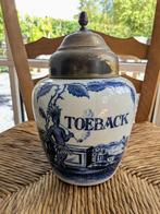 Pot à tabac (toeback) en Bleu Delft, Ophalen