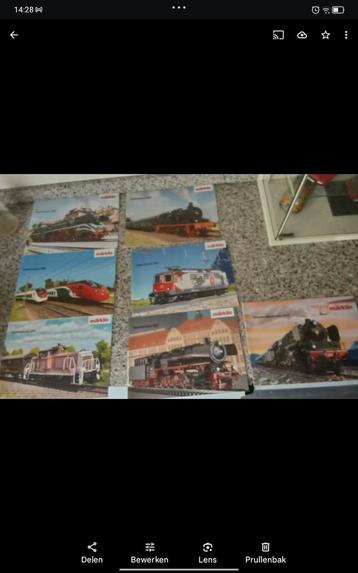 Märklin catalogus 5€ het stuk  beschikbaar voor biedingen