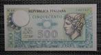 Bankbiljet 500 Lira Italië 1979 UNC Mercurio, Postzegels en Munten, Bankbiljetten | België, Ophalen of Verzenden, Setje