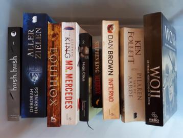 Steven King, Ken Follett...