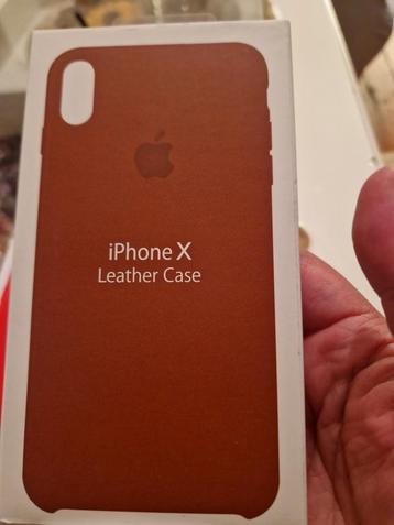 Iphone X Apple Lederen hoesje