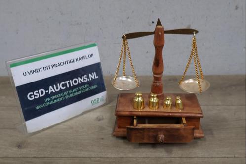 Antieke Miniatuur Weegschaal, Antiek en Kunst, Antiek | Overige Antiek