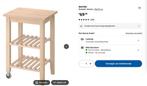 Table roulante Ikea Bekvam, desserte, Enlèvement, Comme neuf