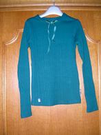 Groen geribbeld aanpassend t-shirt lange mouwen, mt 134-140, Enfants & Bébés, Vêtements enfant | Taille 134, Neuf, Enlèvement ou Envoi