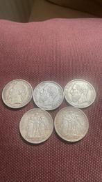 Zeer mooie set van 5 zilveren munten, Ophalen of Verzenden, Zilver