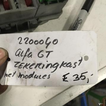 Alfa GT   1.8 2004   Wagennr 2200040  Zekeringkast beschikbaar voor biedingen