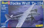 REVELL 1:48 - FOCKE WULF TA-154, Revell, Nieuw, Ophalen of Verzenden, Groter dan 1:72