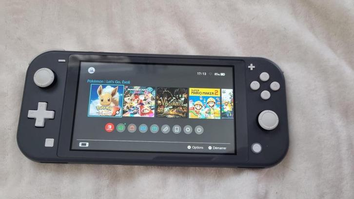 Modded Switch Lite Onbeperkte Games, Games en Spelcomputers, Spelcomputers | Nintendo Switch Lite, Zo goed als nieuw, Grijs, Ophalen of Verzenden