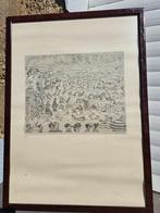 lithographie signe james ensor, Antiek en Kunst, Kunst | Litho's en Zeefdrukken, Ophalen of Verzenden