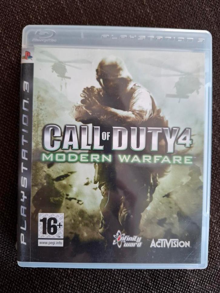 PS3 Call of duty modern warfare (compleet), Games en Spelcomputers, Games | Sony PlayStation 3, Zo goed als nieuw, Ophalen of Verzenden