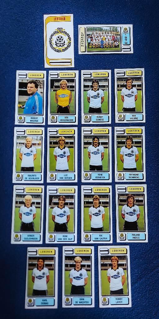 17 versch. Panini stickers voetbal ' FB 1983 - Lokeren ', Hobby & Loisirs créatifs, Autocollants & Images, Neuf, Plusieurs autocollants