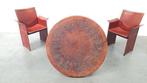 vintage Angel Pazmino cognac leren salontafel, Ophalen