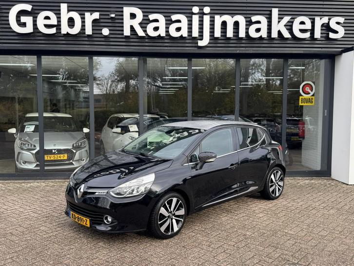 Renault Clio 0.9 TCe Iconic*Navigatie*Leder*ECC* (bj 2016), Auto's, Renault, Bedrijf, Te koop, Clio, ABS, Achteruitrijcamera, Airbags