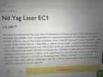 Ecuri Yag laser mag weg voor aannemelijk bod!, Comme neuf, Enlèvement