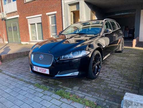 Jaguar xf sportbrake, Auto's, Jaguar, Particulier, XF, Diesel, Break, 5 deurs, Automaat, Zwart, Zwart, Leder, Achterwielaandrijving