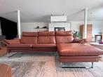 Bankstel ERPO echt leder cognac, Ophalen, Zo goed als nieuw, Vierpersoons of meer, 250 tot 300 cm