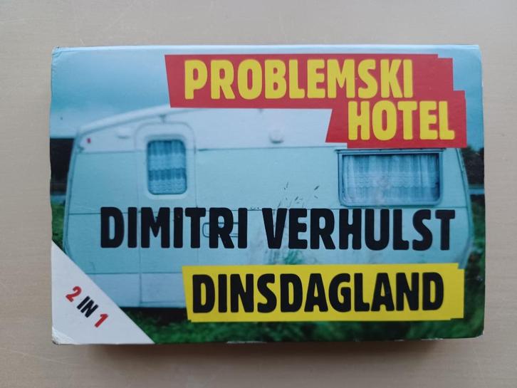 Dimitri Verhulst - Dinsdagland/Problemski Hotel, Boeken, Literatuur, Gelezen, Ophalen of Verzenden