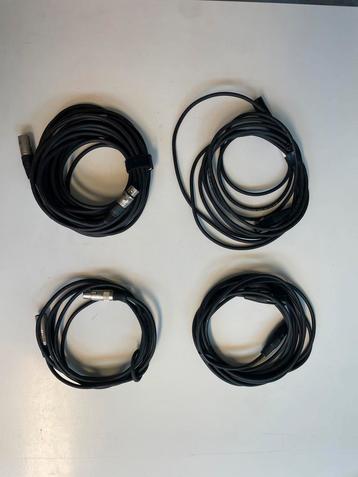 XLR kabels diverse lengtes beschikbaar voor biedingen