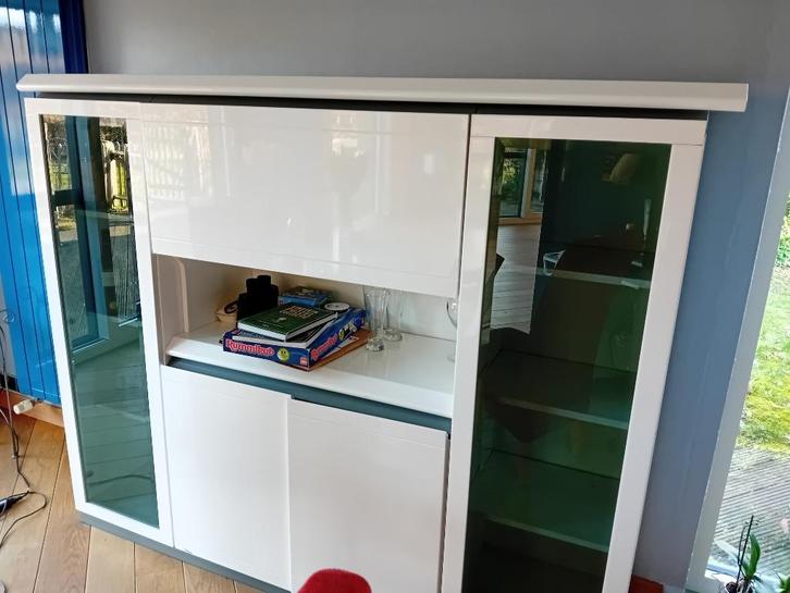 Vitrine  Bar kast, Huis en Inrichting, Kasten | Vitrinekasten, Gebruikt, 150 tot 200 cm, 150 tot 200 cm, 25 tot 50 cm, Met deur(en)