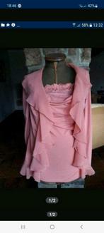 Mooie blouse met sluier maat S, Ophalen of Verzenden, Roze, Zo goed als nieuw, Maat 36 (S)
