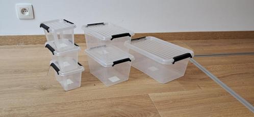 Lot de 6 petites boîtes de rangement avec couvercle, Huis en Inrichting, Kasten | Lockerkasten, Gebruikt, Ophalen