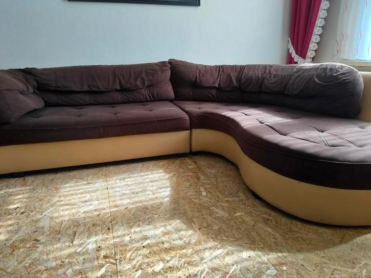 Design hoeksalon met lounge – Seats & Sofas – topcomfort, Huis en Inrichting, Zetels | Zetels en Chaises Longues, Zo goed als nieuw