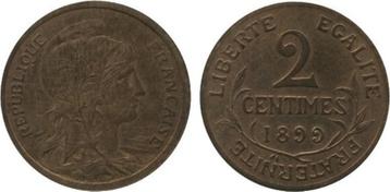 Frankrijk 2 centimes, 1899