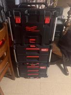 Milwalkie packout set met kar. In heel goede staat, Doe-het-zelf en Bouw, Ophalen, Zo goed als nieuw