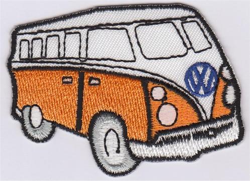 Volkswagen Minibus stoffen opstrijk patch embleem #3, Collections, Marques automobiles, Motos & Formules 1, Neuf, Envoi