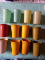 12 Tupperware stapelbare bekers = 6 euro, Rood, Gebruikt, Ophalen of Verzenden