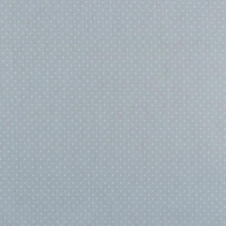 562) 140x50cm coton pointes bleu clair, Hobby en Vrije tijd, Stoffen en Lappen, Nieuw, Katoen, 120 cm of meer, 30 tot 200 cm, Blauw