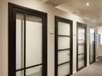 Zwarte voordeuren in voorraad aan de beste prijs!, Doe-het-zelf en Bouw, Deuren en Vliegenramen, Glas, 215 cm of meer, Nieuw, Buitendeur