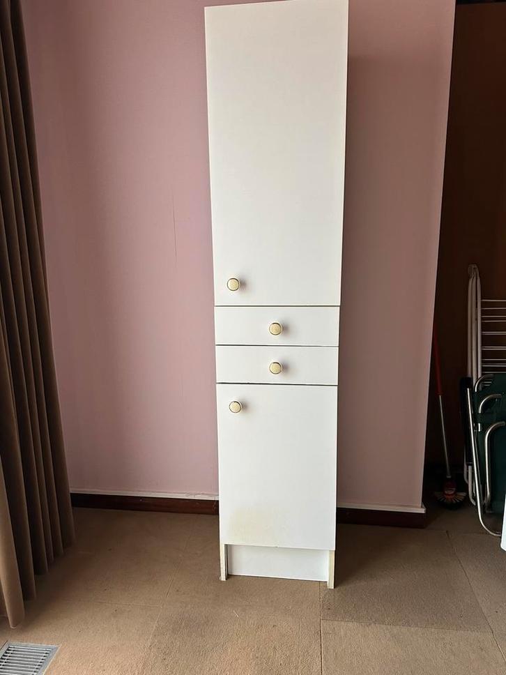 Badkamerkastje, Huis en Inrichting, Badkamer | Badkamermeubels, Gebruikt, (Half)hoge kast, 150 tot 200 cm, Minder dan 50 cm, 25 tot 50 cm