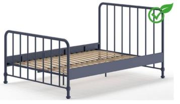 metalen bed 160x200 en lattenbodem beschikbaar voor biedingen