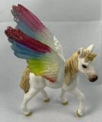 Schleich 70577 Bayala Regenboog eenhoorn veulen Pegasus, Verzenden, Zo goed als nieuw