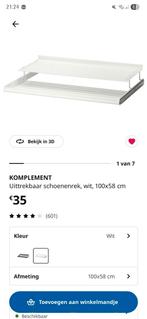 Uittrekbaar schoenrek voor Pax kast, Ophalen of Verzenden